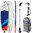 White Water Funboard 10'8 x 34" - Deepwater | Allround iSUP PACKAGE inkl. Paddel und Leash