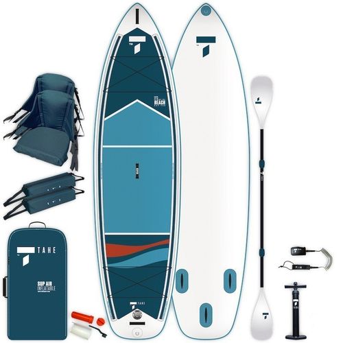 2021 Tahe Air Beach SUP-YAK Pack 11'6" x 36" | Kayak iSUP inkl. Paddel u. Sitze