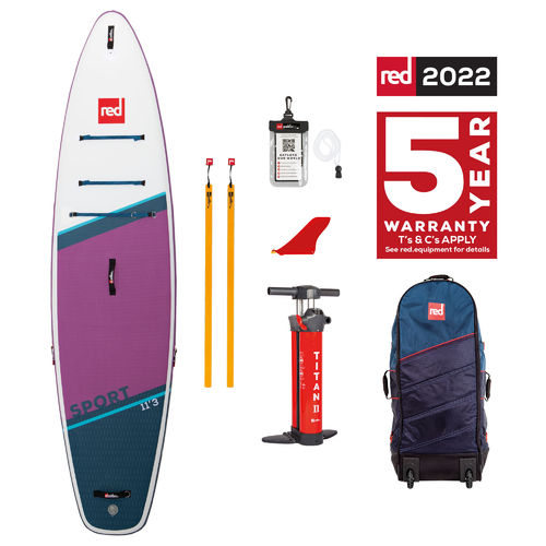 2022 Red Paddle Co. Sport SE 11'3" x 32" x 4.7" Touring iSUP