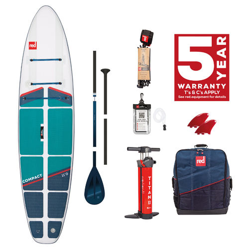 2022 Red Paddle Co. Compact 11'0" x 32" x 4.7" | Allround iSUP inkl. Paddel
