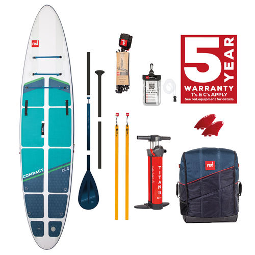 2022 Red Paddle Co. Compact 12'0" x 32" x 4.7" | Touring iSUP inkl. Paddel