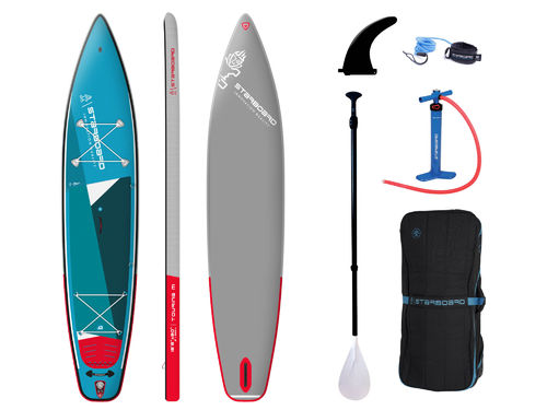 2023 Starboard 12'6" X 30" X 6" Touring M Inflatable ZEN SC SUP inkl. Paddle + Leash
