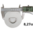 D-Ring für iSUP - 4 Stück Metalring auf Haltepatch- Farbe weiß, Durchmesser 8,27 cm