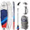 White Water Funboard 10'2 x 33" - Deepwater | Allround iSUP PACKAGE inkl. Paddel und Leash